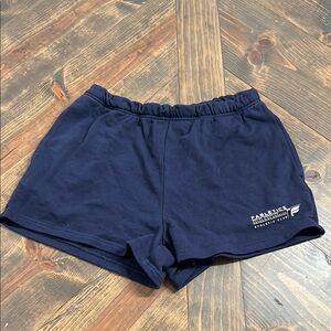 Fabletics Athletic Club Sweat Shorts Navy Blue Womens Large‎ Loungewear Gym